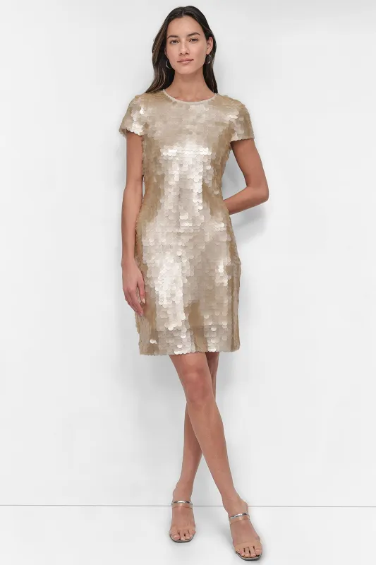 PIALLETTES SHIFT DRESS made by DKNY