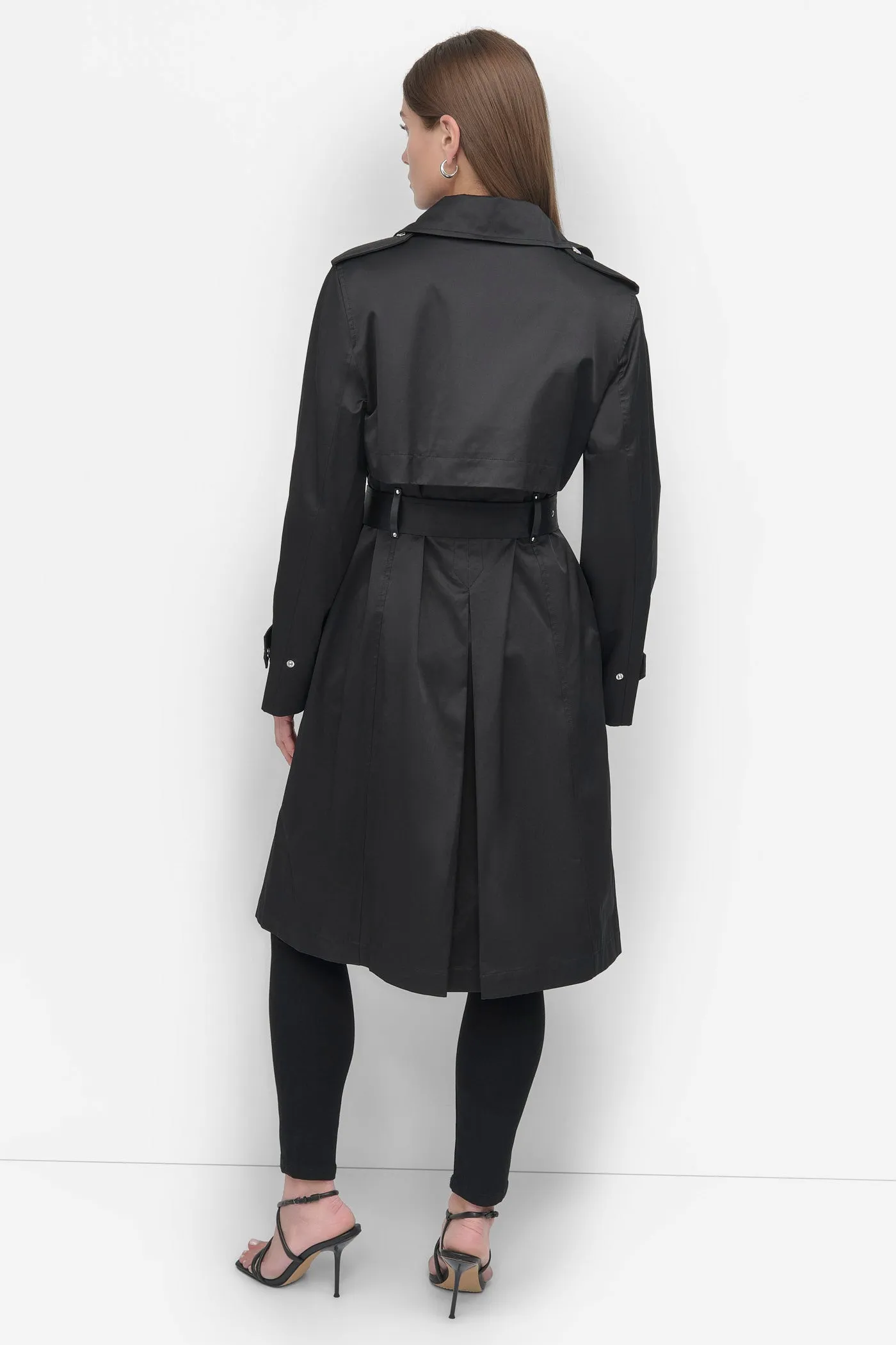 LONG BELTED TRENCH COAT sold by DKNY product image thumbnail 2