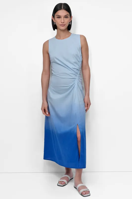OMBRE PLEATED DRESS | Parallel