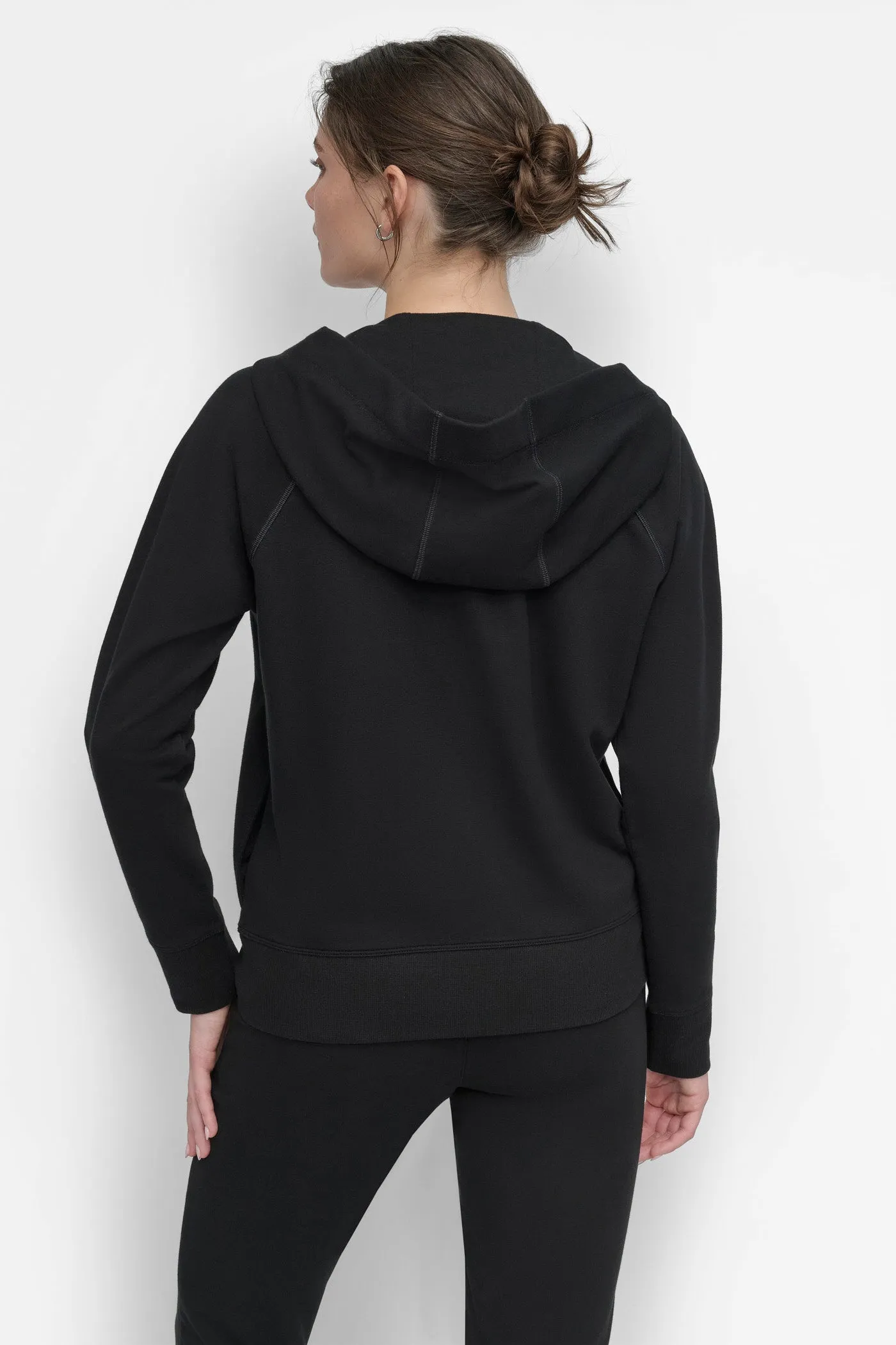 TWO-TONE LOGO DRAWSTRING HOODIE sold by DKNY product image thumbnail 2