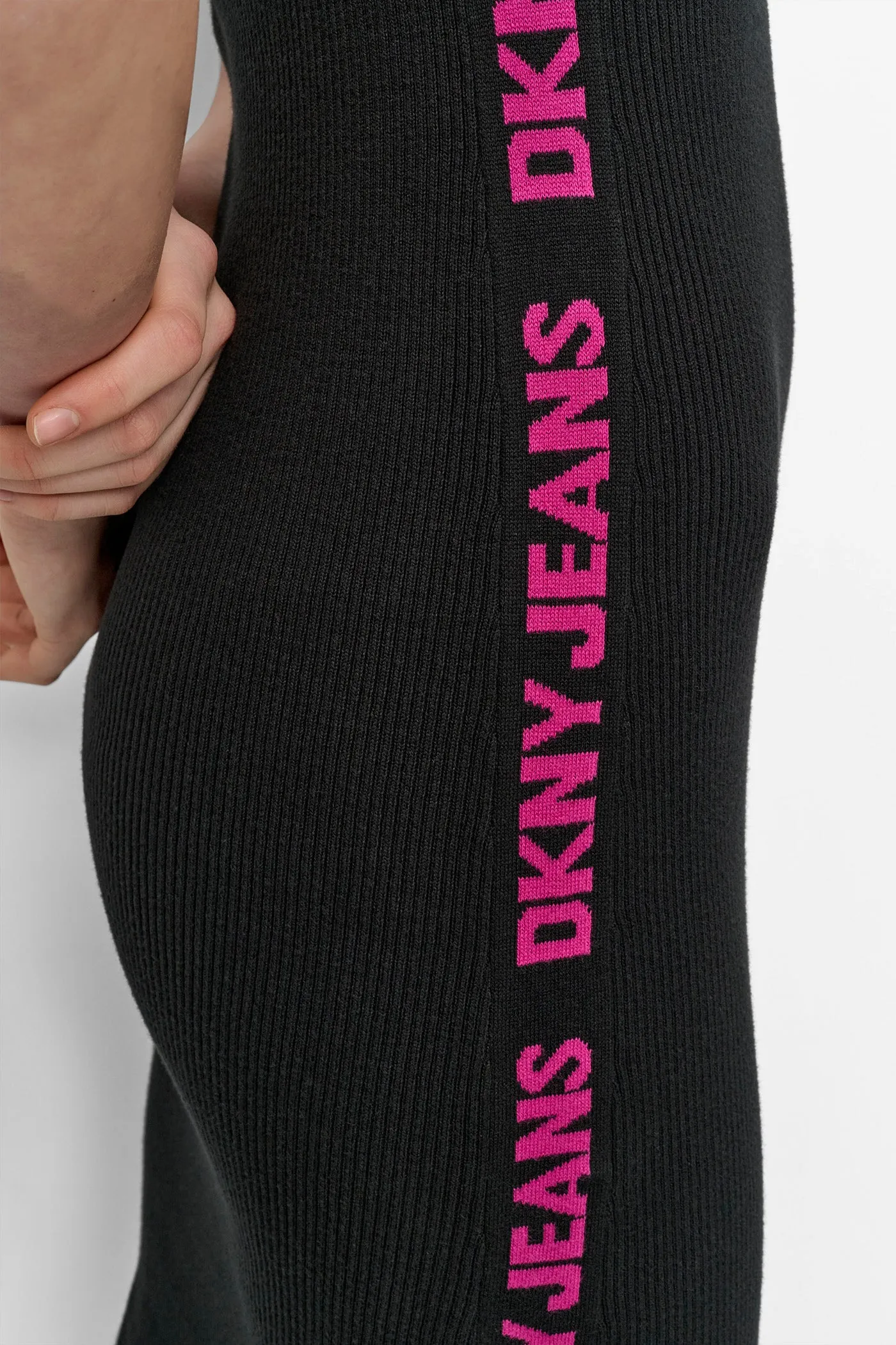 LOGO MIDI SWEATER TANK DRESS sold by DKNY product image thumbnail 5