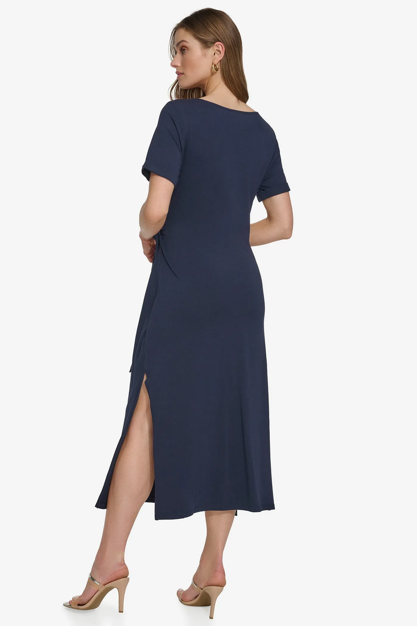 SIDE TIE MIDI DRESS sold by DKNY product image thumbnail 2