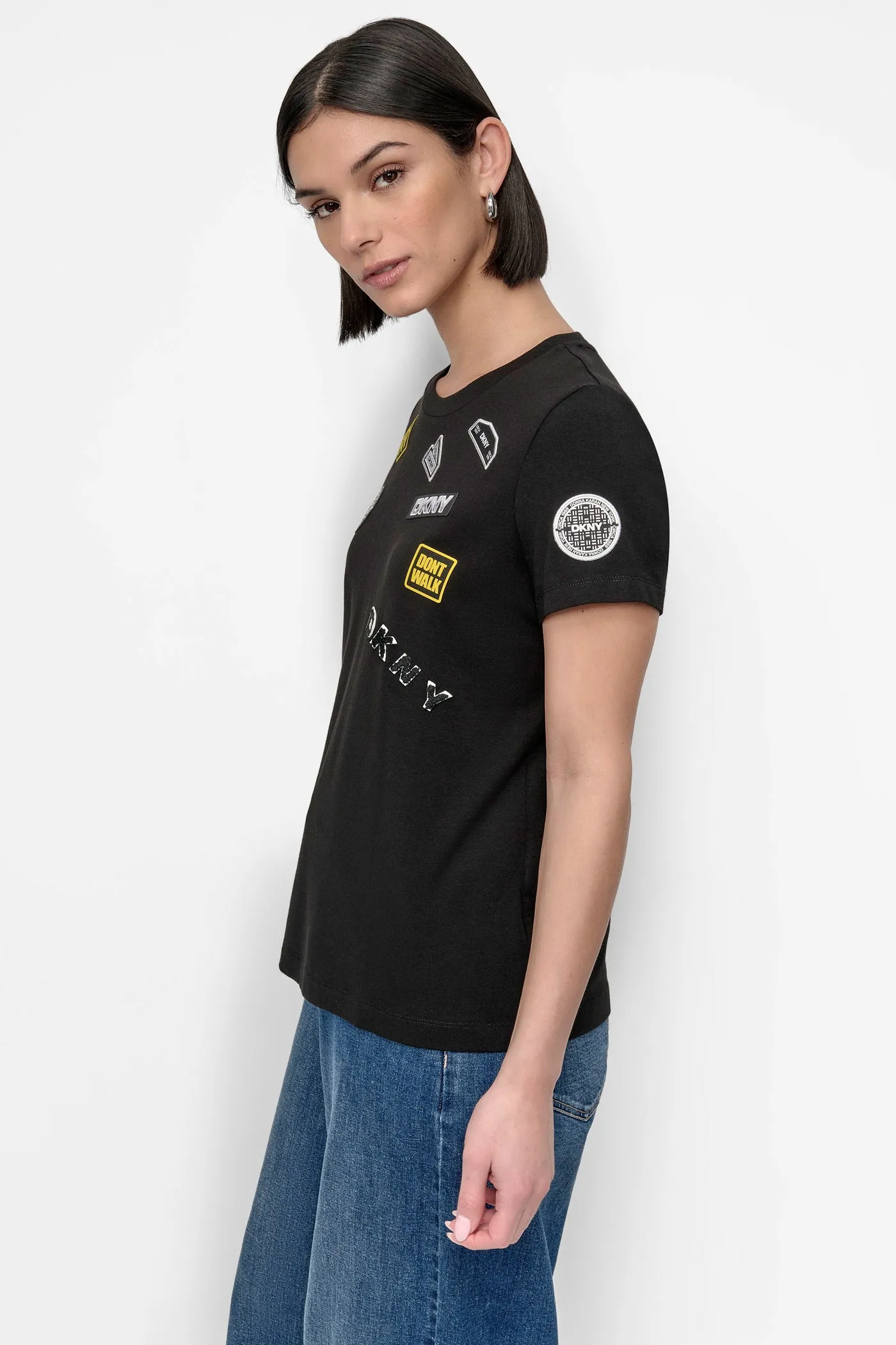 EMBELLISHED TEE sold by DKNY product image thumbnail 3