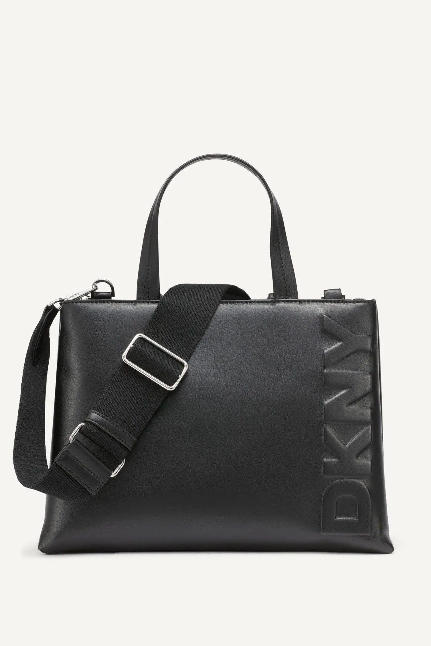 TINSLEY LOGO EMBOSSED SATCHEL BAG sold by DKNY