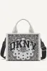 HADLEE SMALL EMBROIDERED LOGO TOTE sold by DKNY