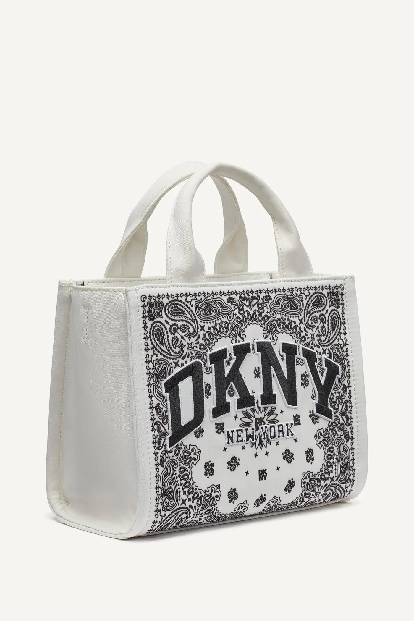 HADLEE SMALL EMBROIDERED LOGO TOTE sold by DKNY
