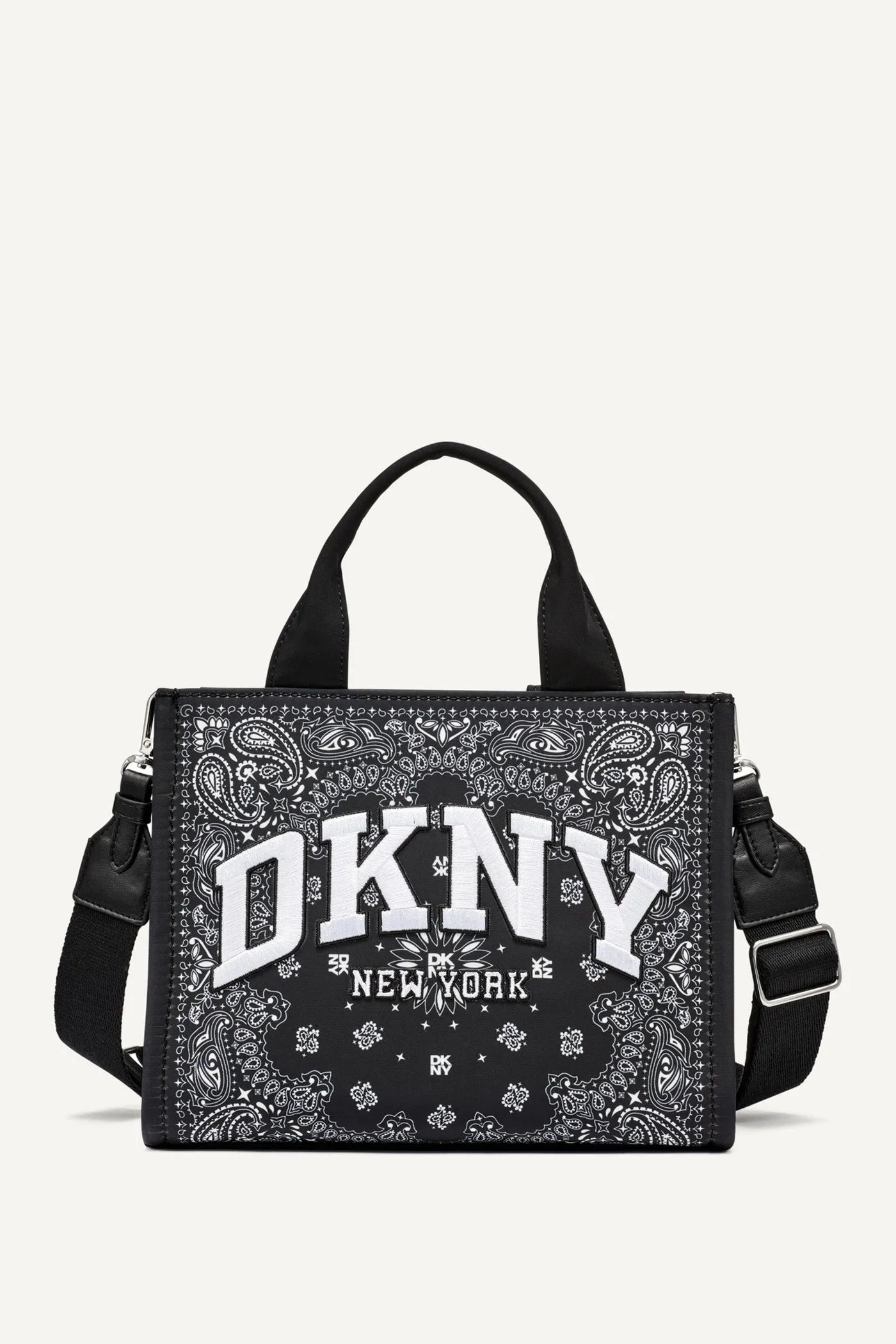 HADLEE SMALL EMBROIDERED LOGO TOTE sold by DKNY product image thumbnail 3