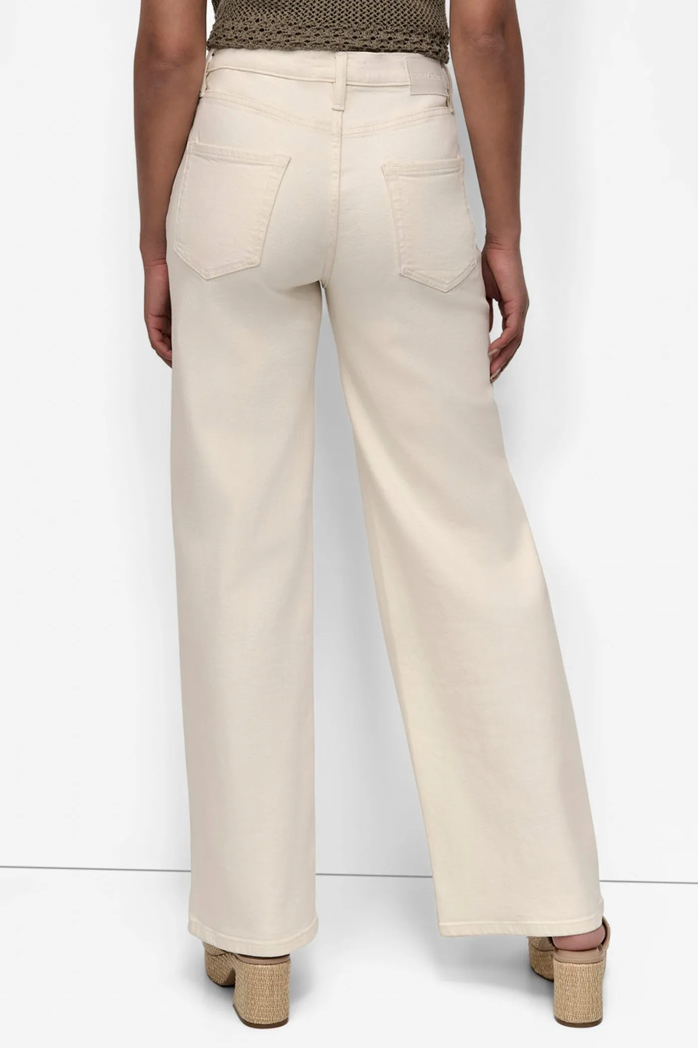 HIGH-RISE TAILORED WIDE LEG JEAN sold by DKNY product image thumbnail 2