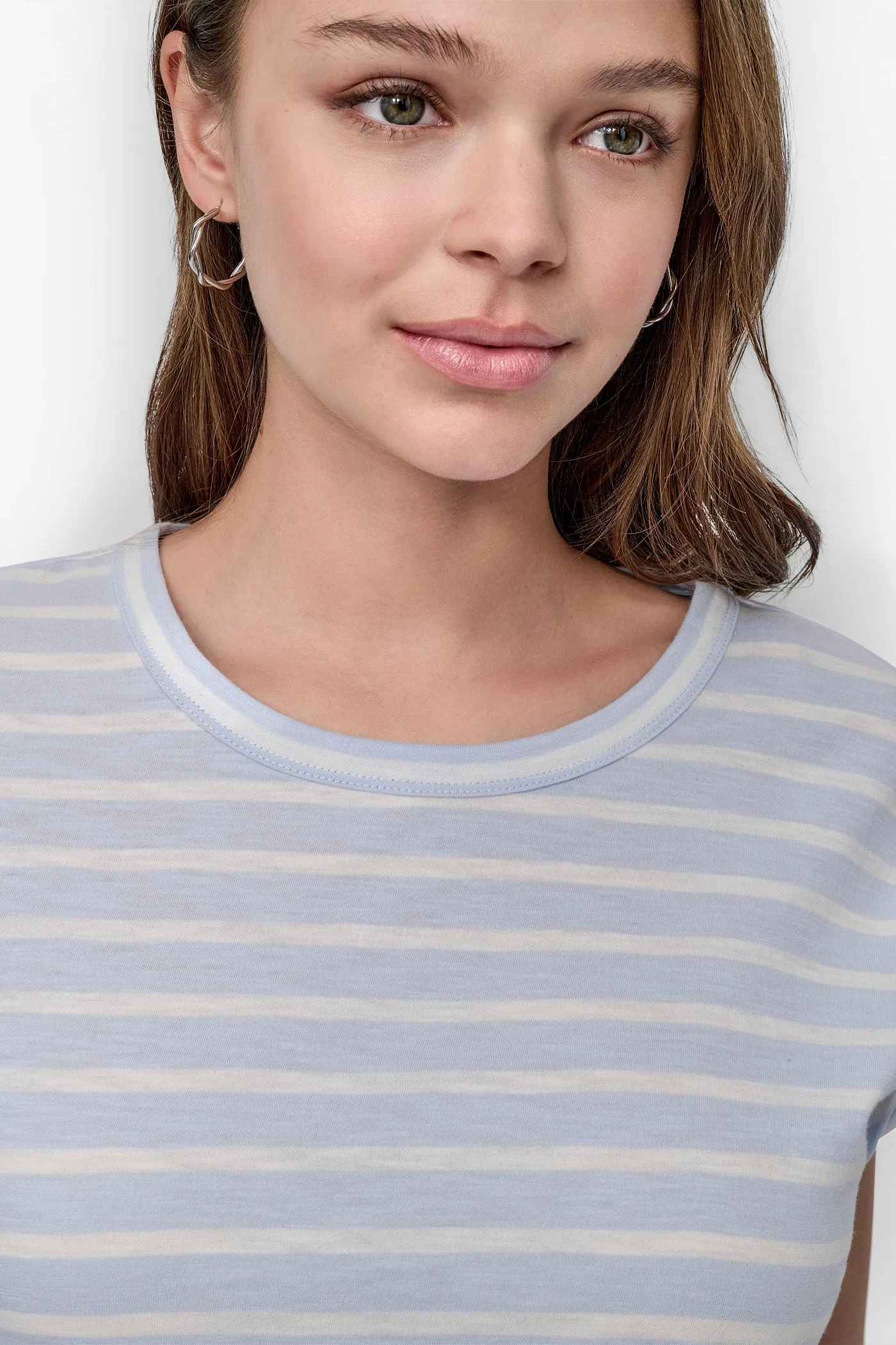 RUCHED SIDE-TIE TEE sold by DKNY product image thumbnail 5