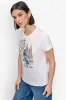 BOW BRIDGE EMBELLISHED GRAPHIC TEE sold by DKNY