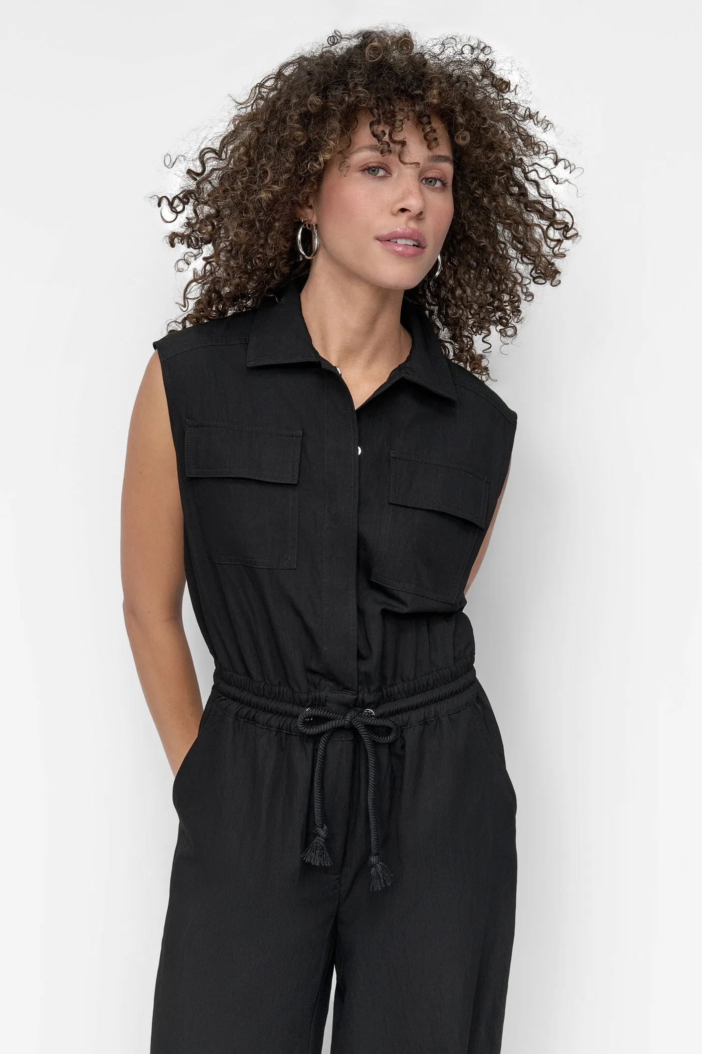 SLEEVELESS UTILITY JUMPSUIT sold by DKNY product image thumbnail 4
