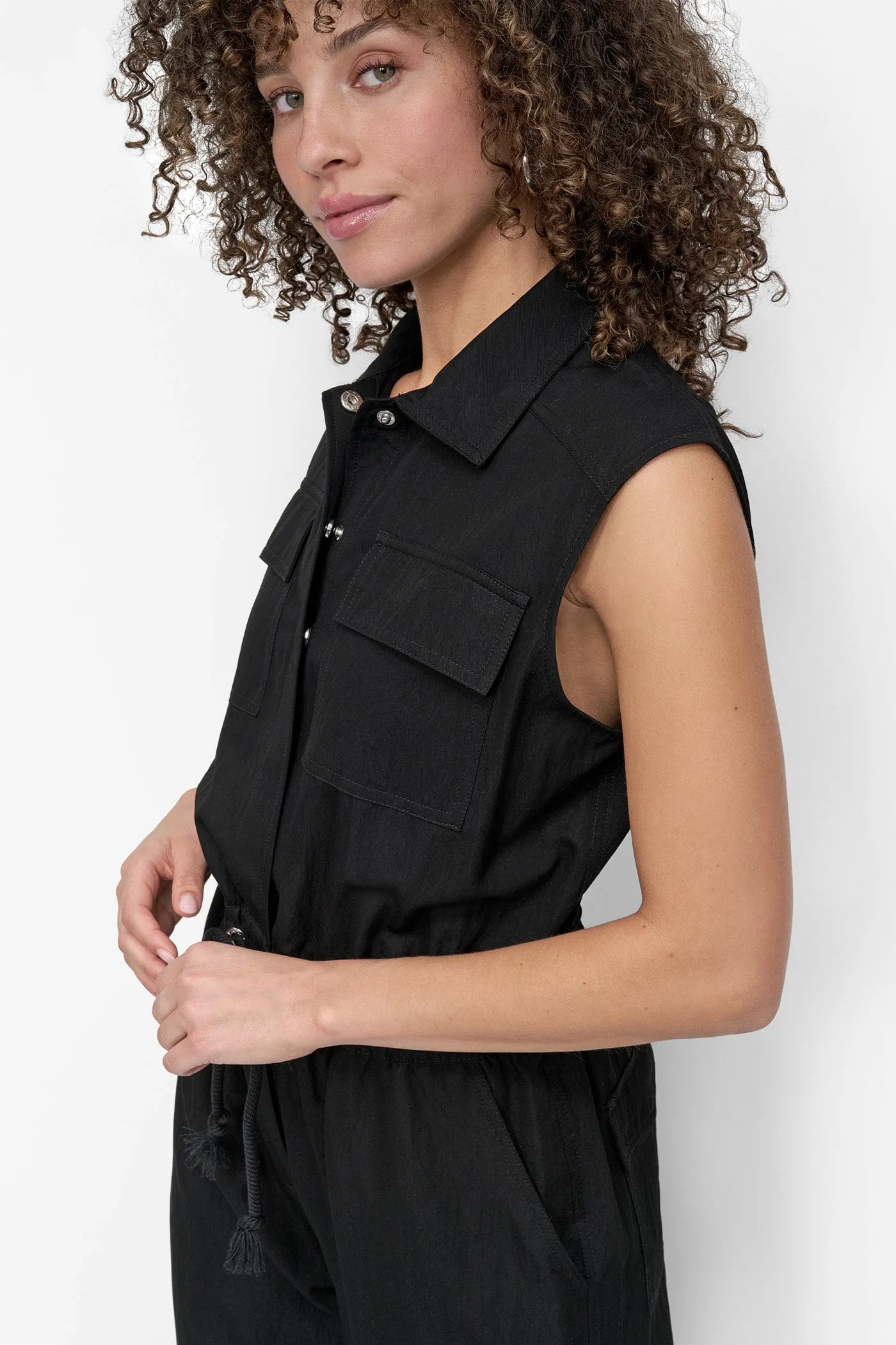 SLEEVELESS UTILITY JUMPSUIT sold by DKNY product image thumbnail 5