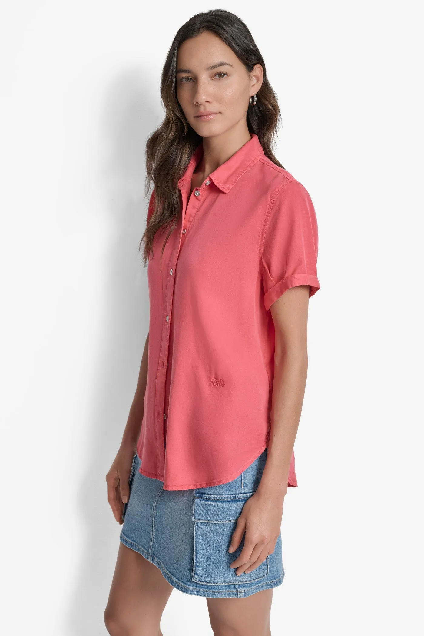 ROLLED SLEEVE SHIRT sold by DKNY product image thumbnail 3