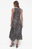 FIT & FLARE HIGH-LOW MIDI DRESS sold by DKNY