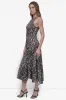 FIT & FLARE HIGH-LOW MIDI DRESS sold by DKNY