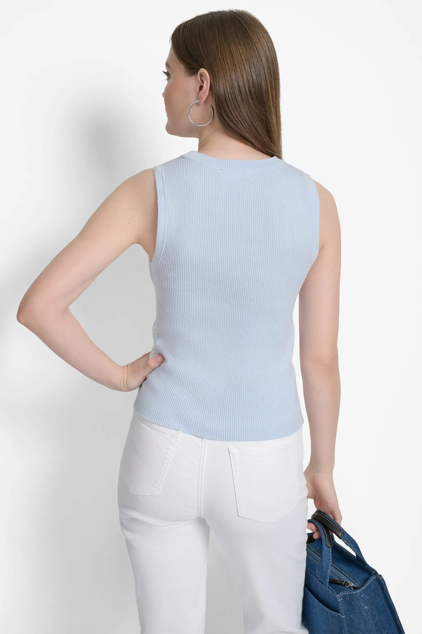 CROPPED LOGO-TRIMMED TOP sold by DKNY product image thumbnail 2