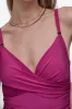 TWIST WRAP-EFFECT ONE PIECE sold by DKNY
