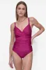 TWIST WRAP-EFFECT ONE PIECE sold by DKNY