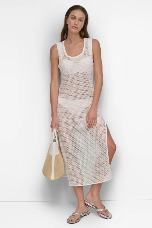 MESH MAXI BEACH DRESS made by DKNY