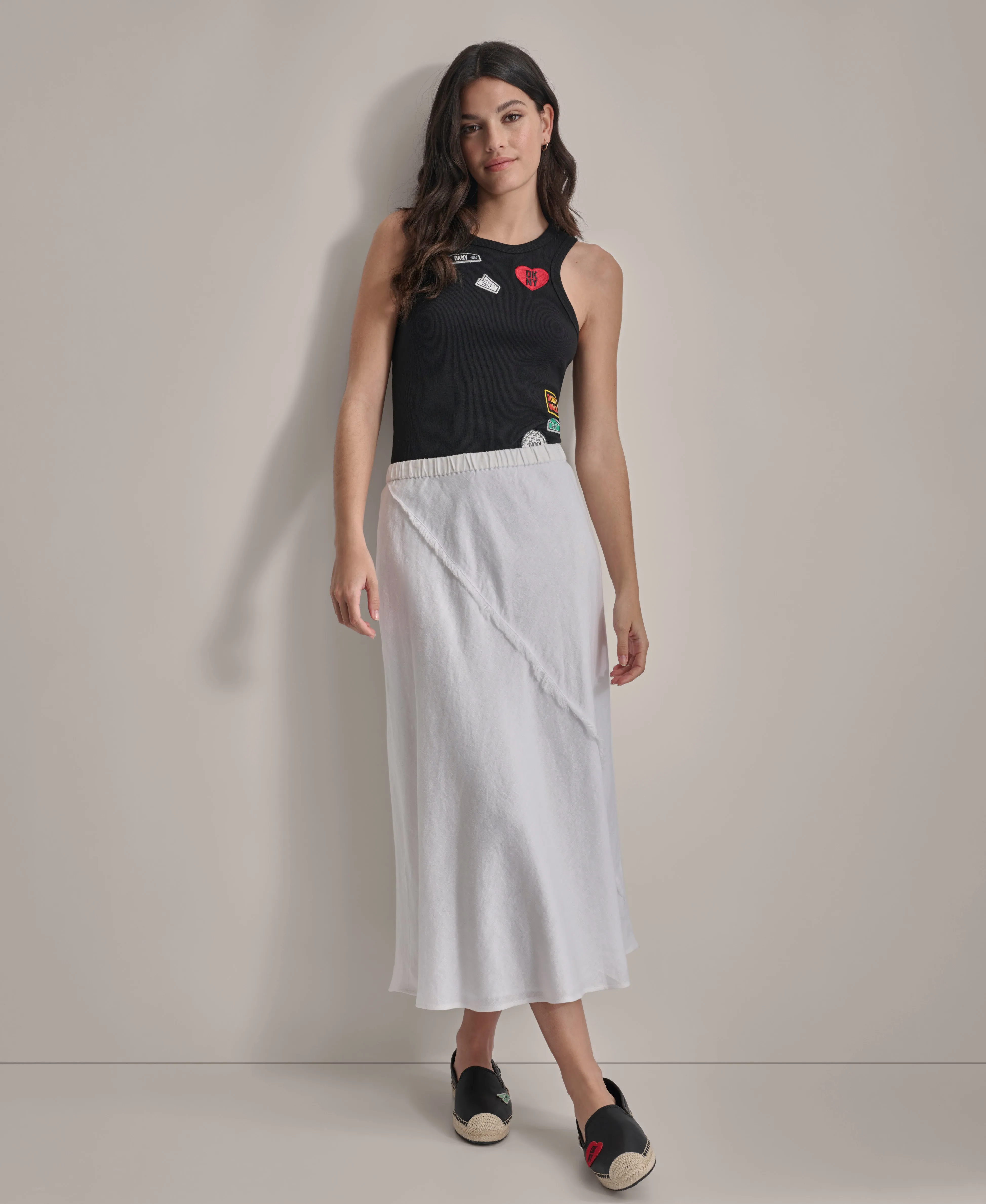 PULL ON LINEN SKIRT sold by DKNY product image thumbnail 2