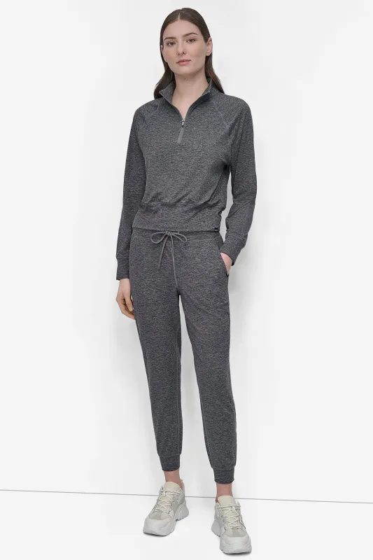 HALF-ZIP SWEATER sold by DKNY