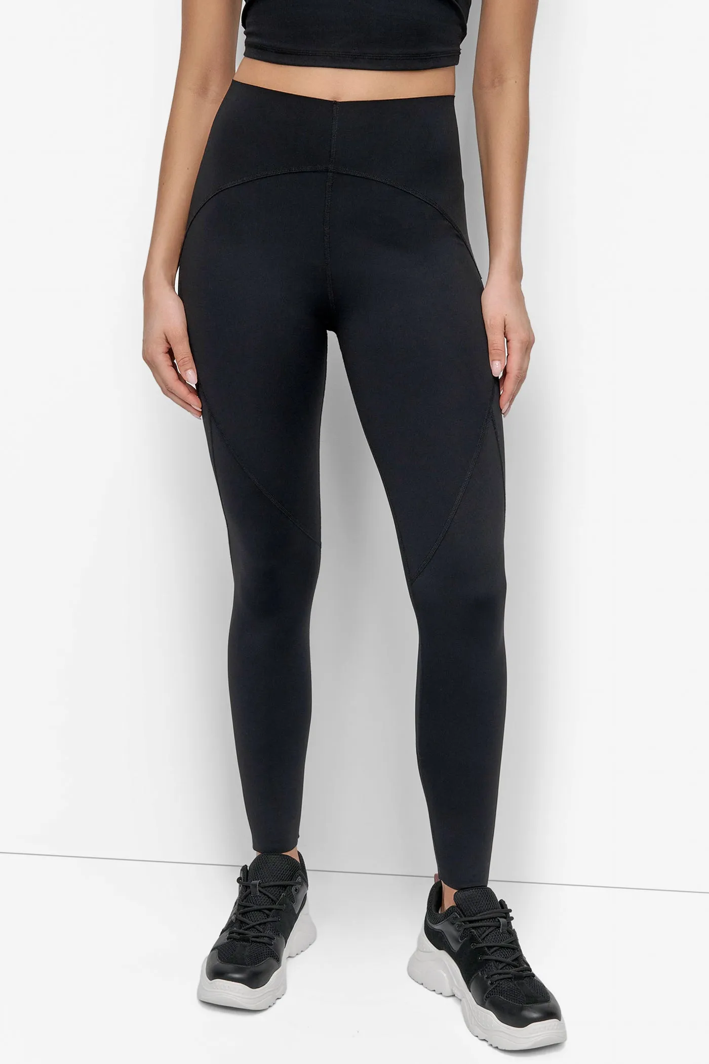 HIGH-RISE LOGO 7/8-LENGTH LEGGING sold by DKNY