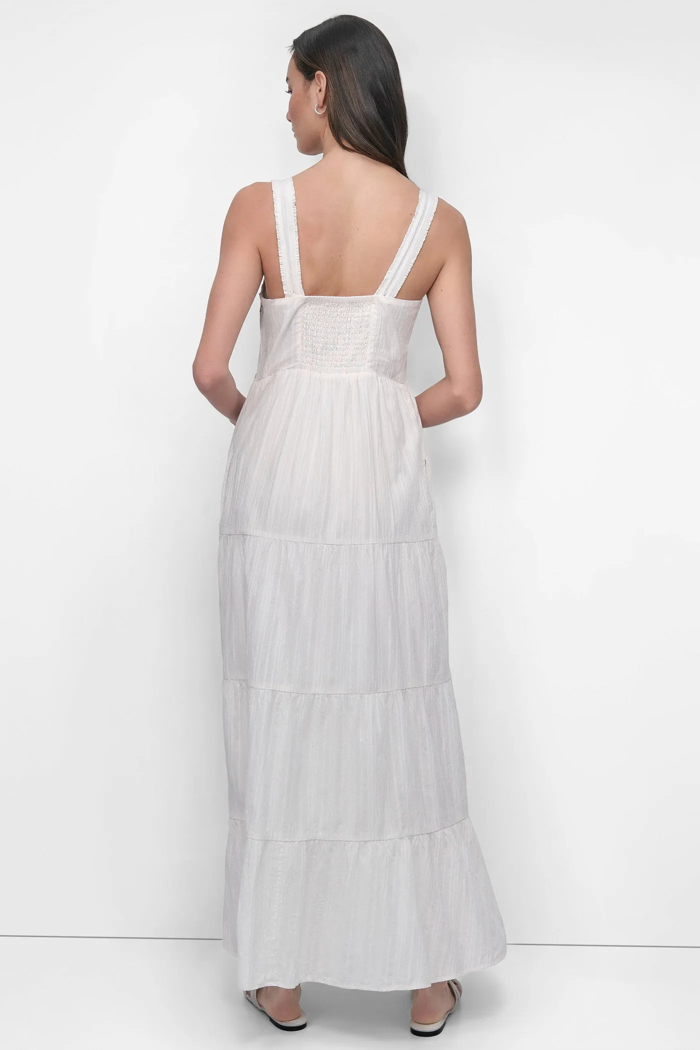TIERED MAXI SWING DRESS sold by DKNY product image thumbnail 2