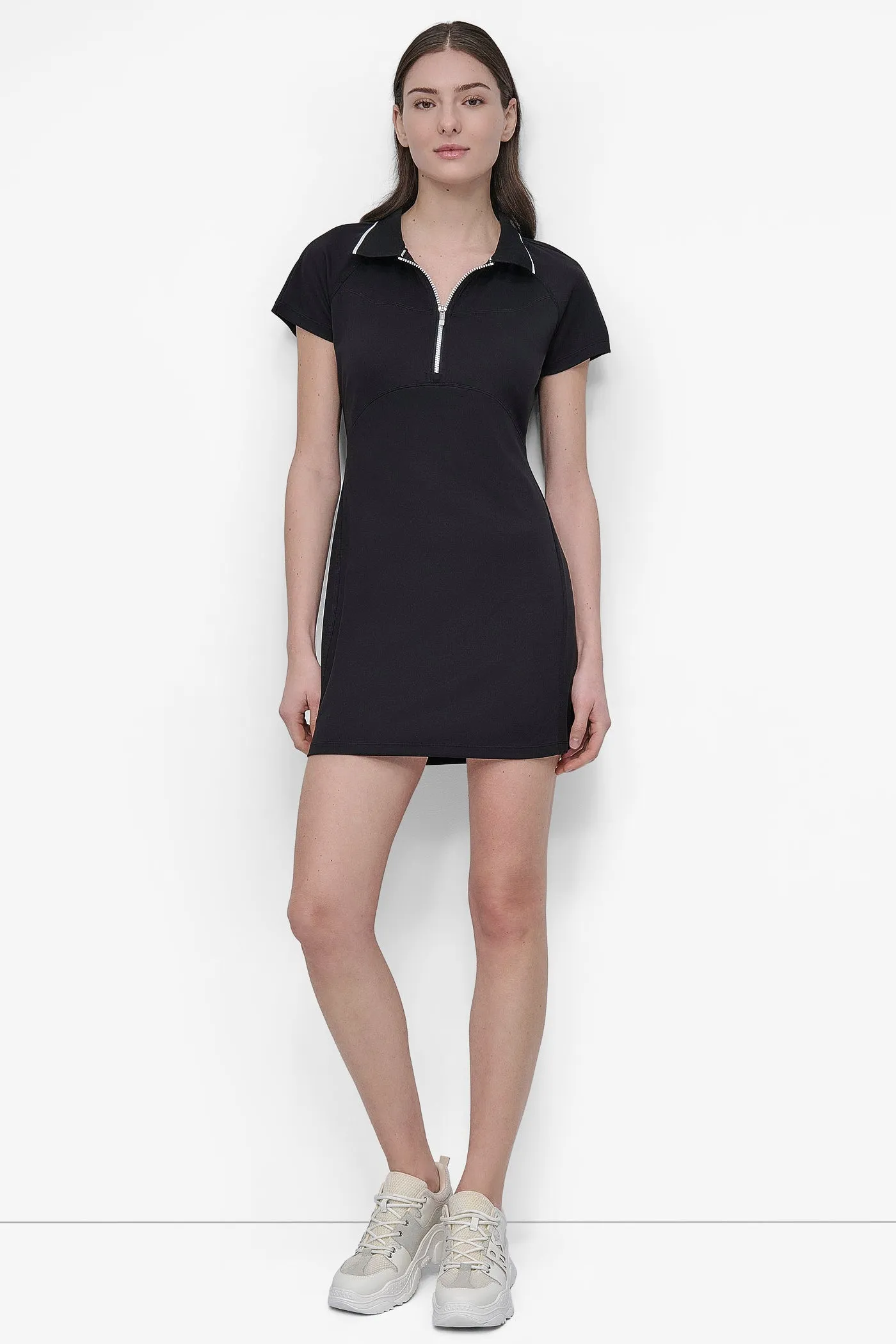 MINI ZIP POLO DRESS sold by DKNY