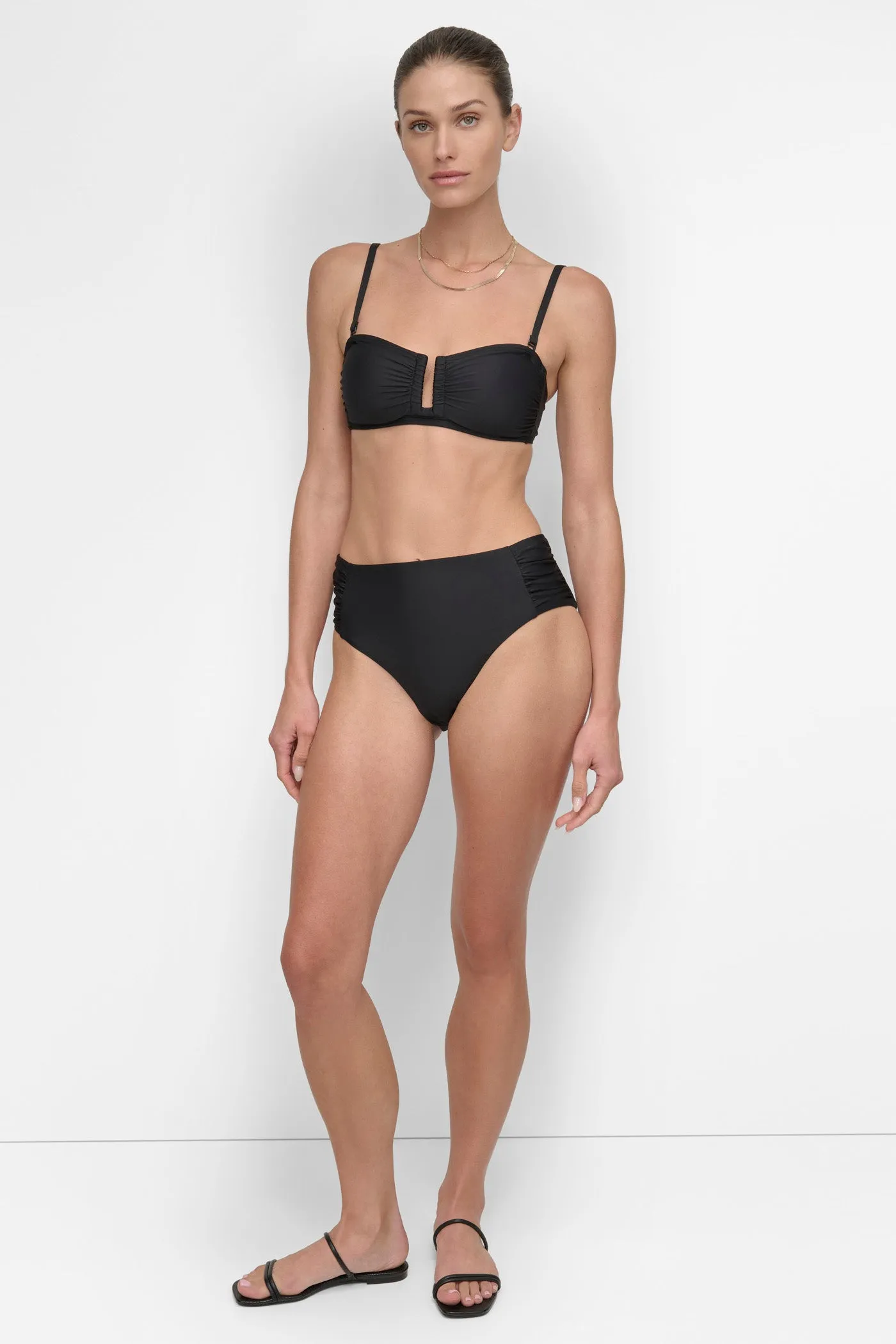 U-WIRE BANDEAU SHIRRED BIKINI sold by DKNY product image thumbnail 3