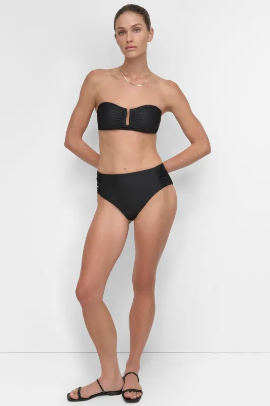 U-WIRE BANDEAU SHIRRED BIKINI sold by DKNY