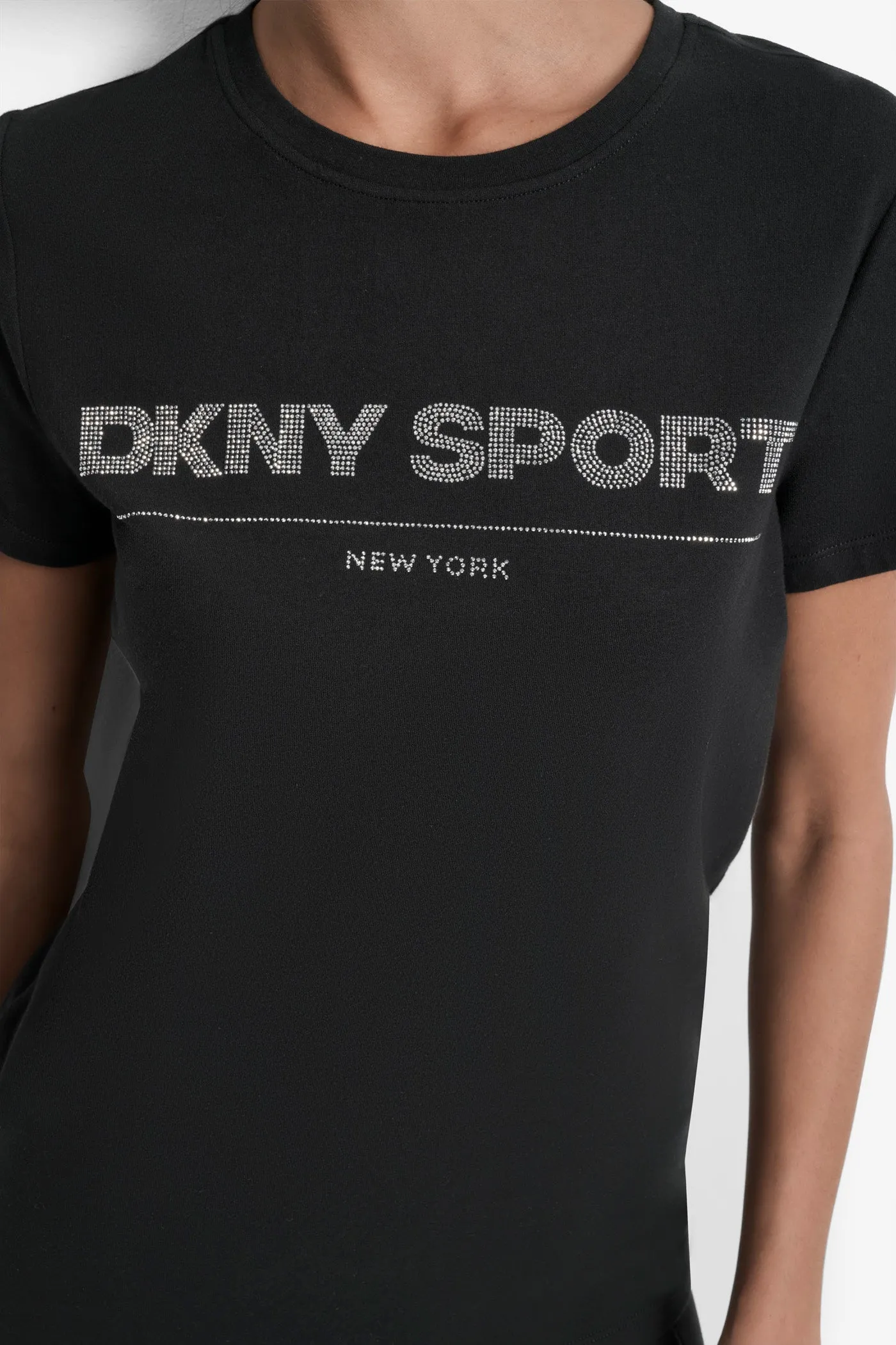 LOGO-EMBELLISHED TEE sold by DKNY product image thumbnail 5