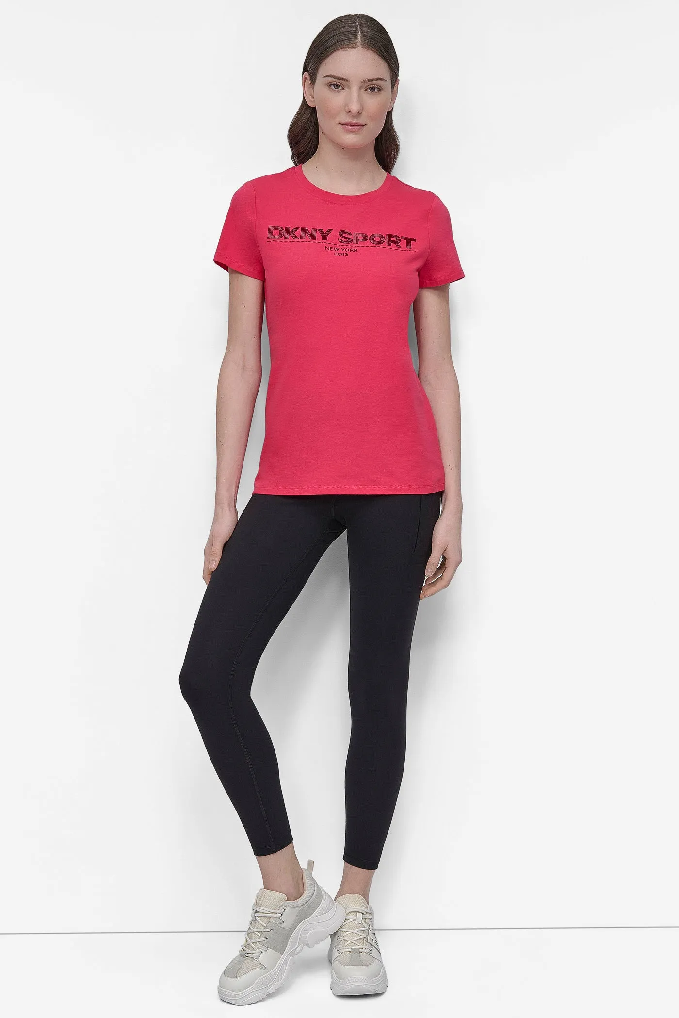 LOGO-EMBELLISHED TEE sold by DKNY product image thumbnail 4