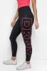HIGH WAIST 7/8 BALANCE COMPRESSION EXPLODED LOGO sold by DKNY