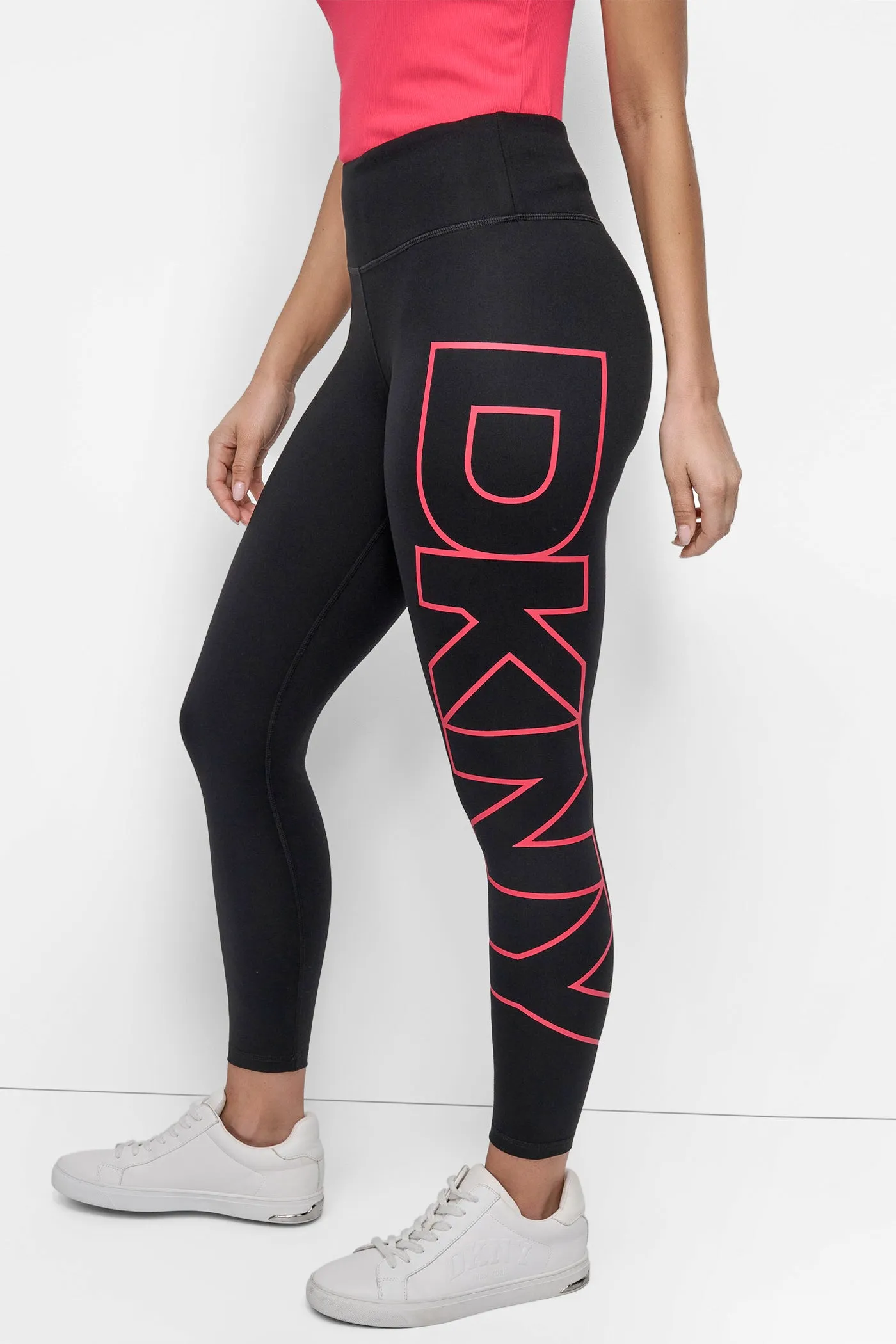HIGH WAIST 7/8 BALANCE COMPRESSION EXPLODED LOGO sold by DKNY product image thumbnail 3