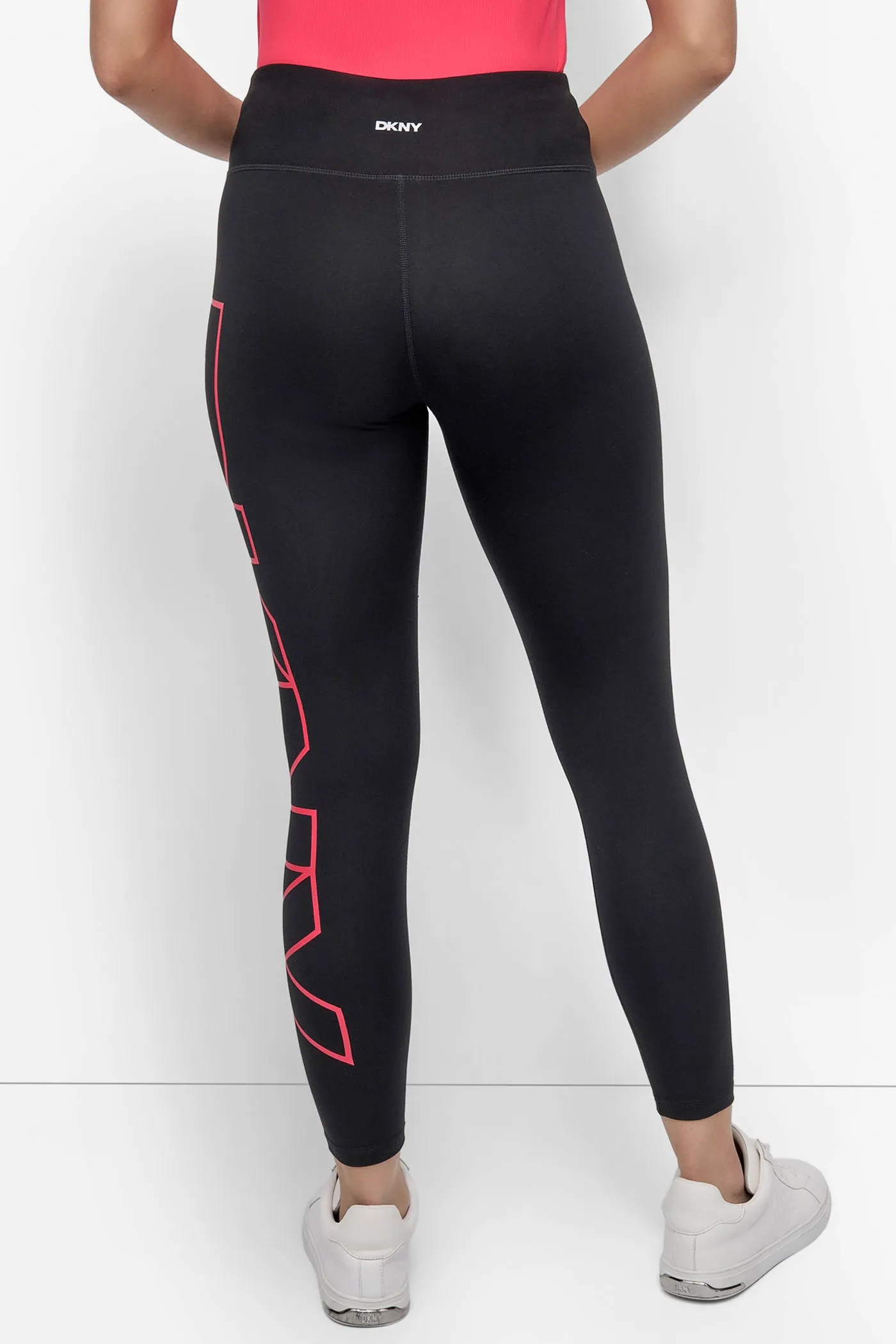 HIGH WAIST 7/8 BALANCE COMPRESSION EXPLODED LOGO sold by DKNY product image thumbnail 2