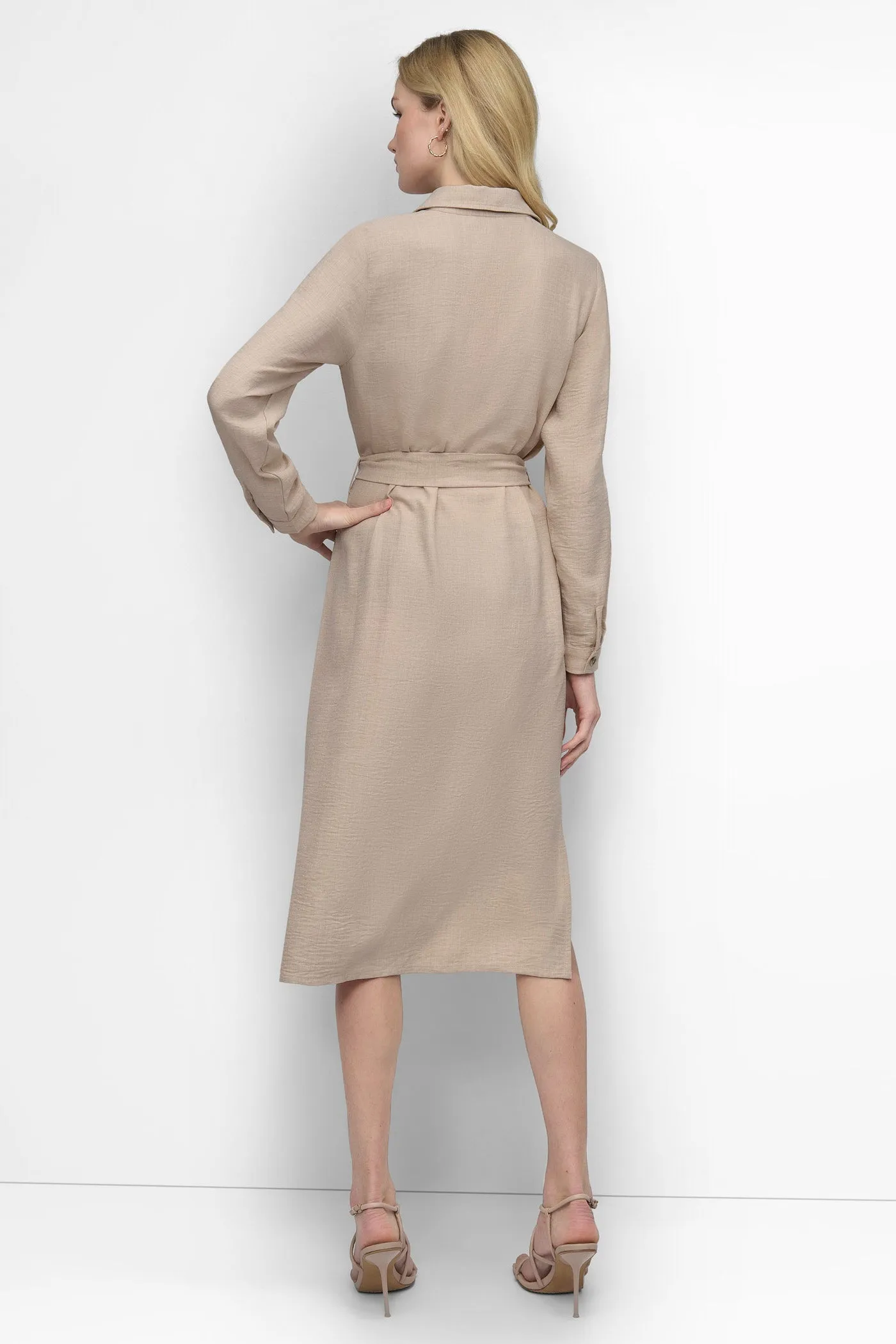 COLLARED BUTTON DRESS sold by DKNY product image thumbnail 2