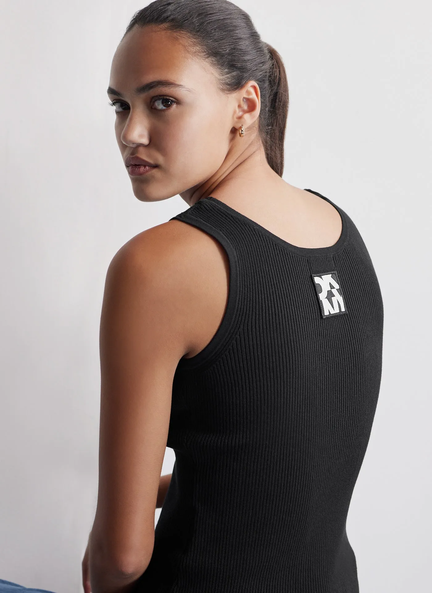 TANK TOP WITH PATCH sold by DKNY product image thumbnail 3