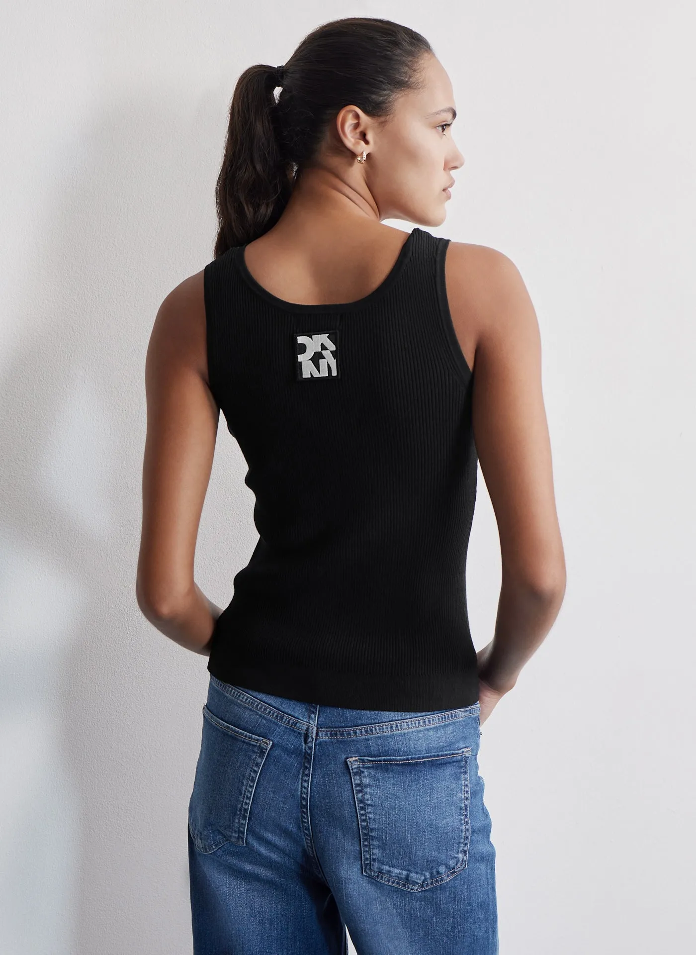 TANK TOP WITH PATCH sold by DKNY product image thumbnail 2