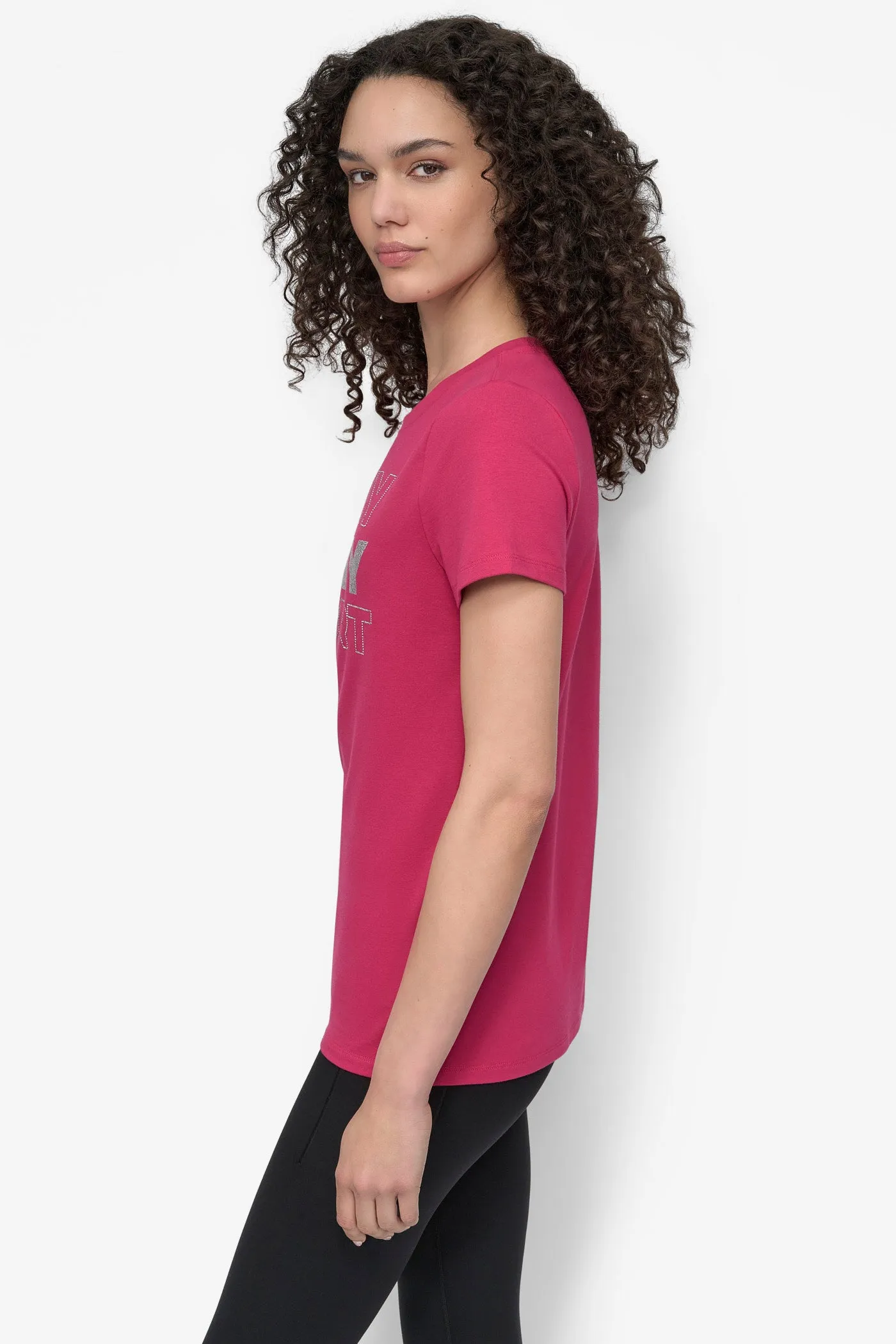 EMBELLISHED LOGO TEE sold by DKNY product image thumbnail 3
