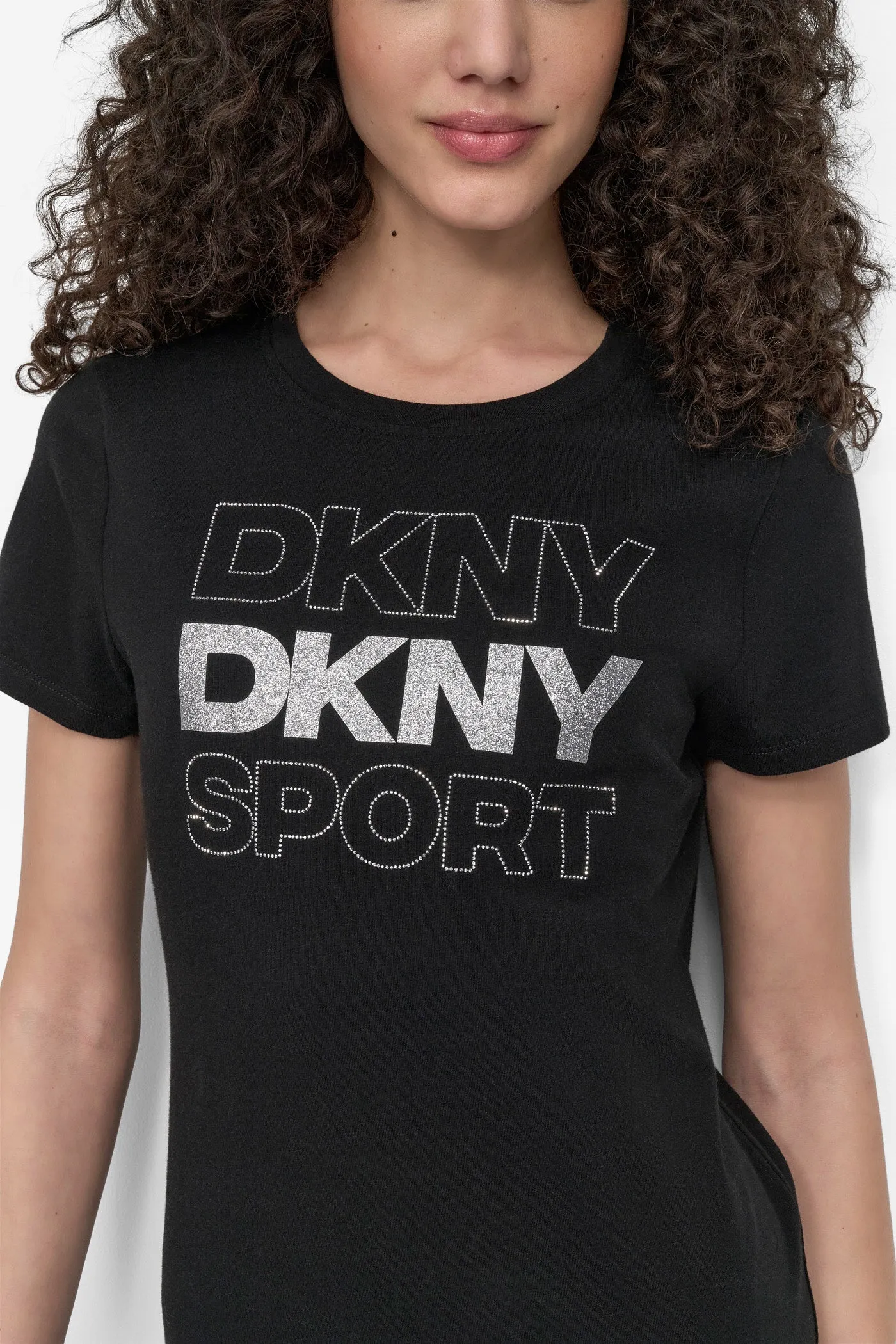 EMBELLISHED LOGO TEE sold by DKNY product image thumbnail 4