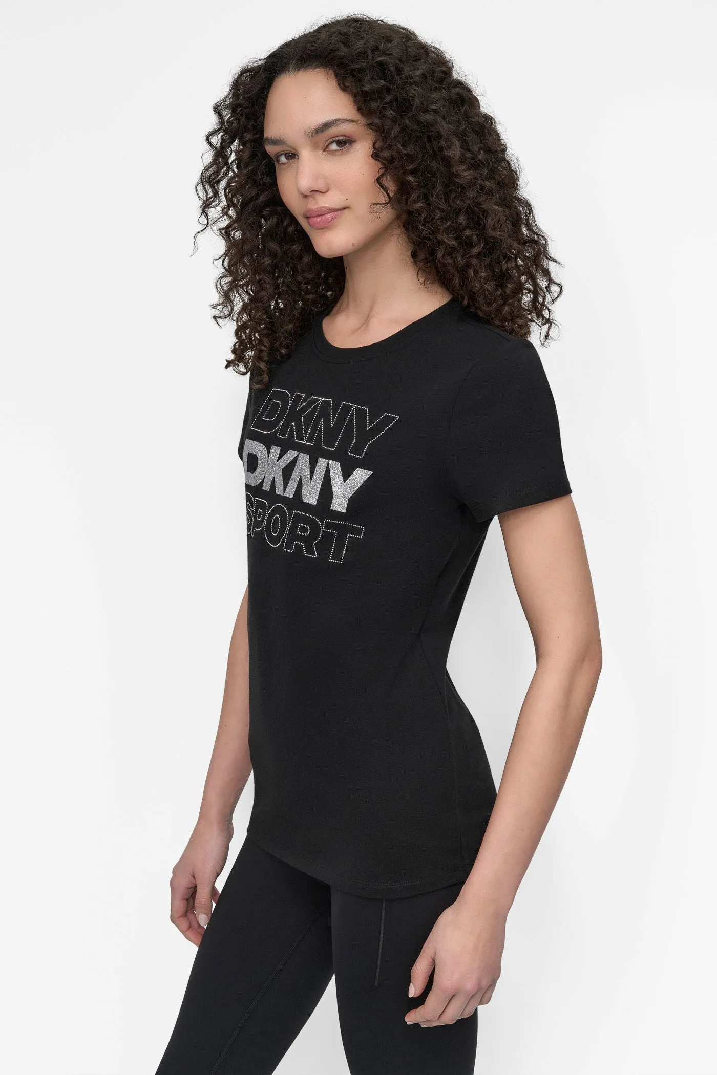 EMBELLISHED LOGO TEE sold by DKNY product image thumbnail 3
