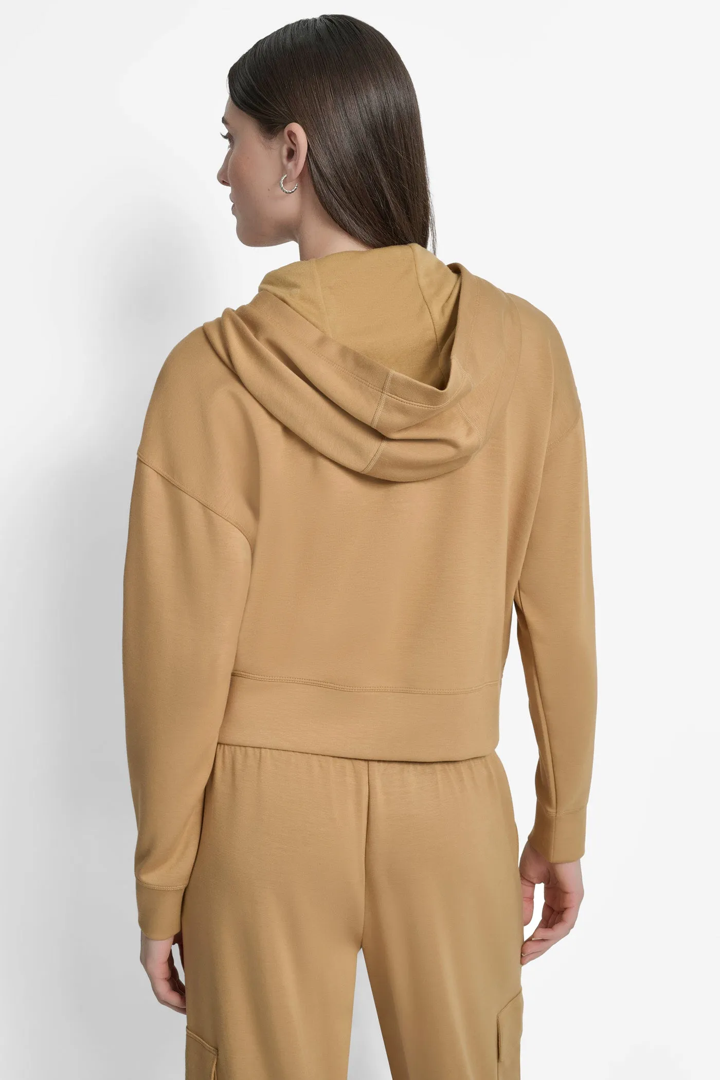 LOGO-EMBELLISHED HOODIE JACKET sold by DKNY product image thumbnail 2