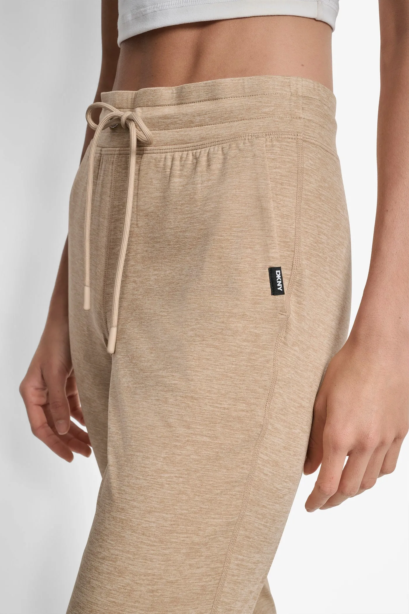 CROPPED HIGH-RISE SLIM JOGGER sold by DKNY product image thumbnail 4