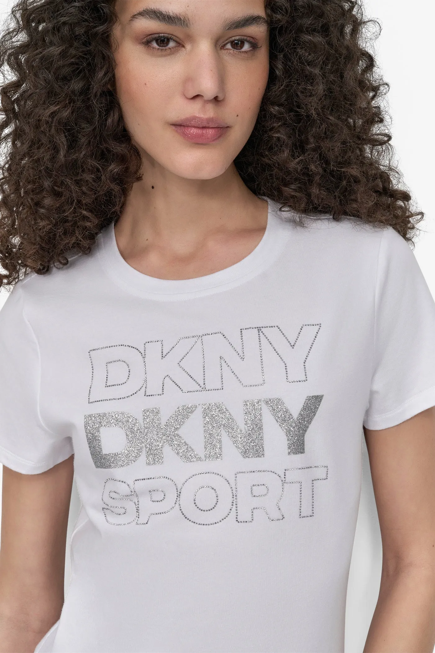EMBELLISHED LOGO TEE sold by DKNY product image thumbnail 4
