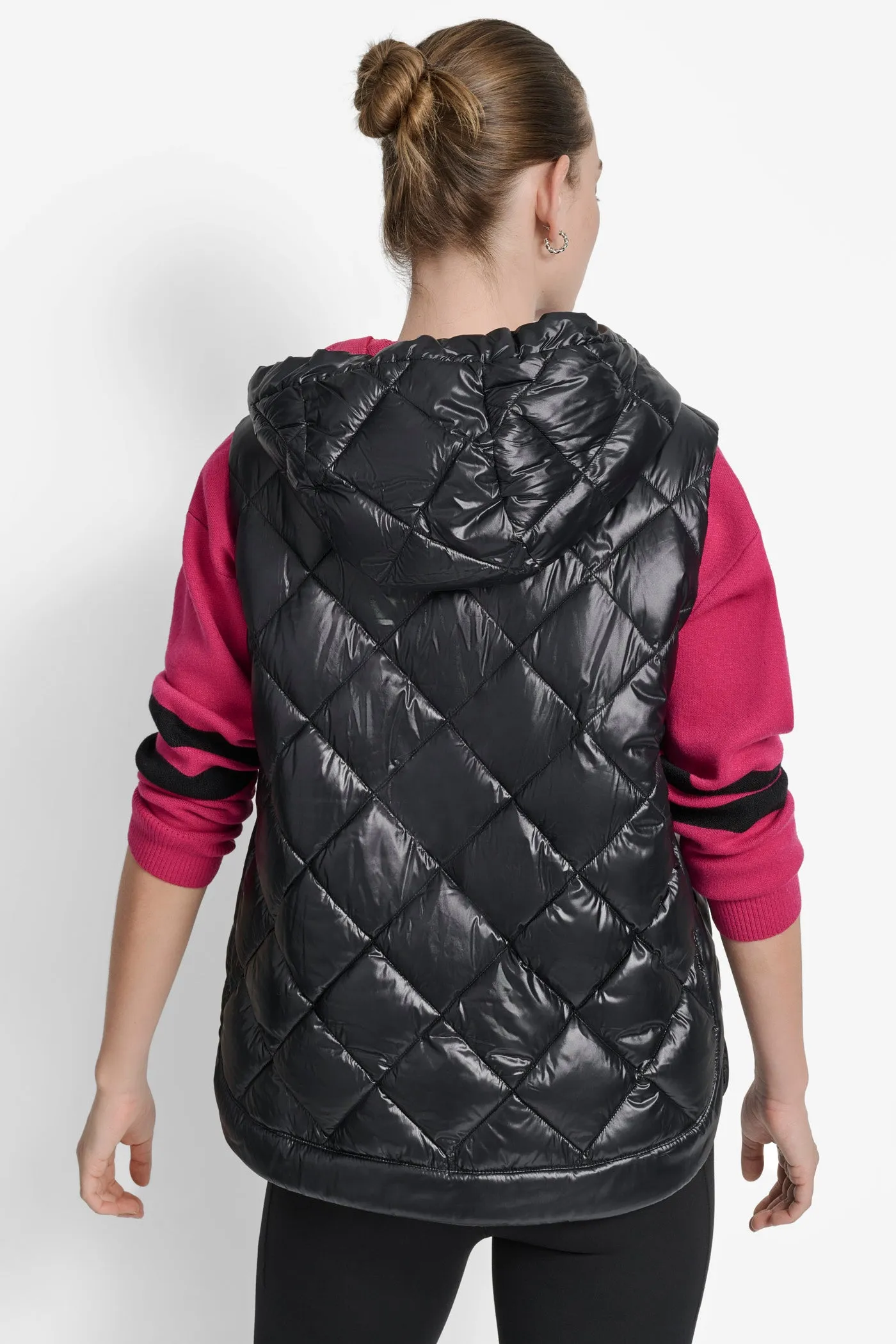 QUILTED HOODED VEST sold by DKNY product image thumbnail 2