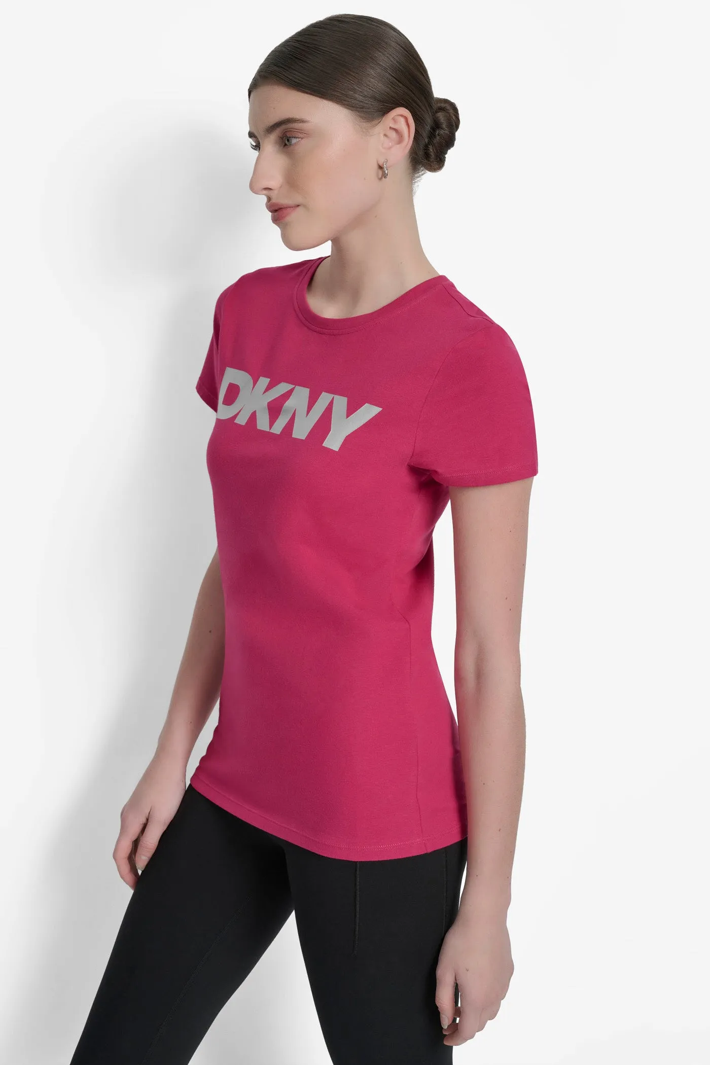 EXPLODED LOGO CREW NECK TEE sold by DKNY product image thumbnail 3