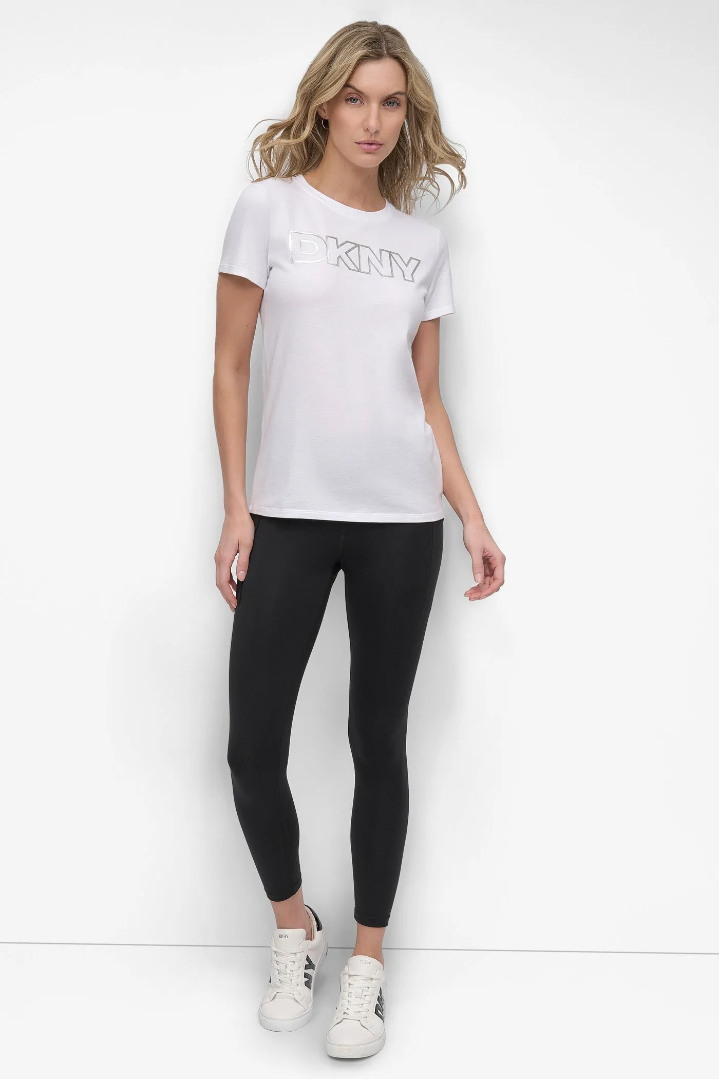 EXPLODED LOGO CREW NECK TEE sold by DKNY product image thumbnail 5