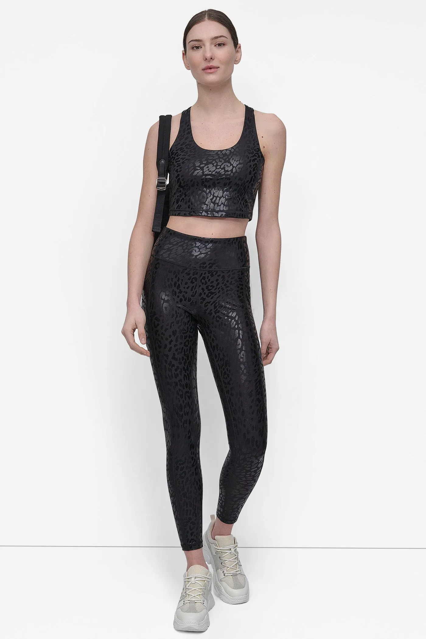 MID-RISE LEOPARD 7/8-LENGTH LEGGING sold by DKNY product image thumbnail 4