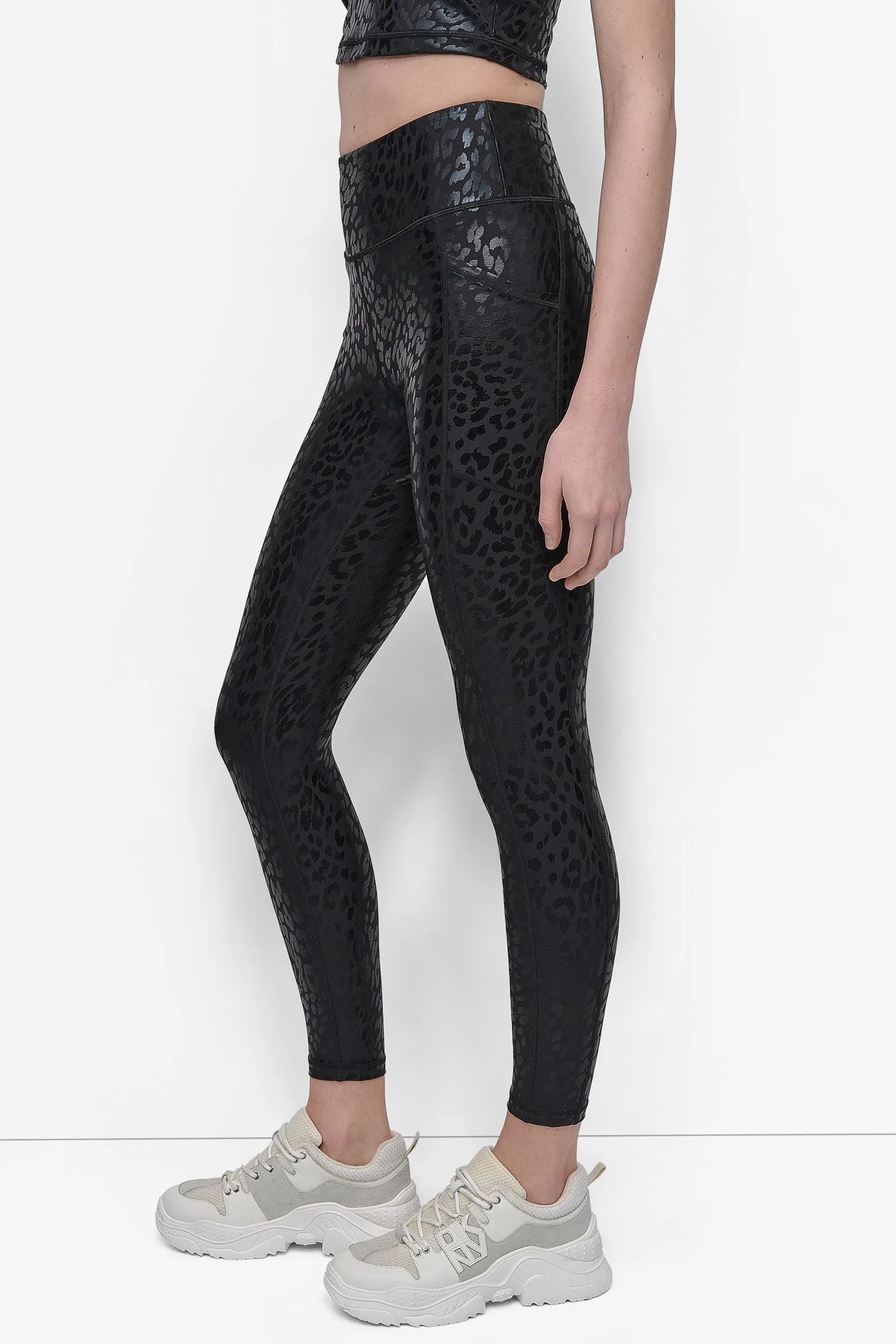 MID-RISE LEOPARD 7/8-LENGTH LEGGING sold by DKNY product image thumbnail 3