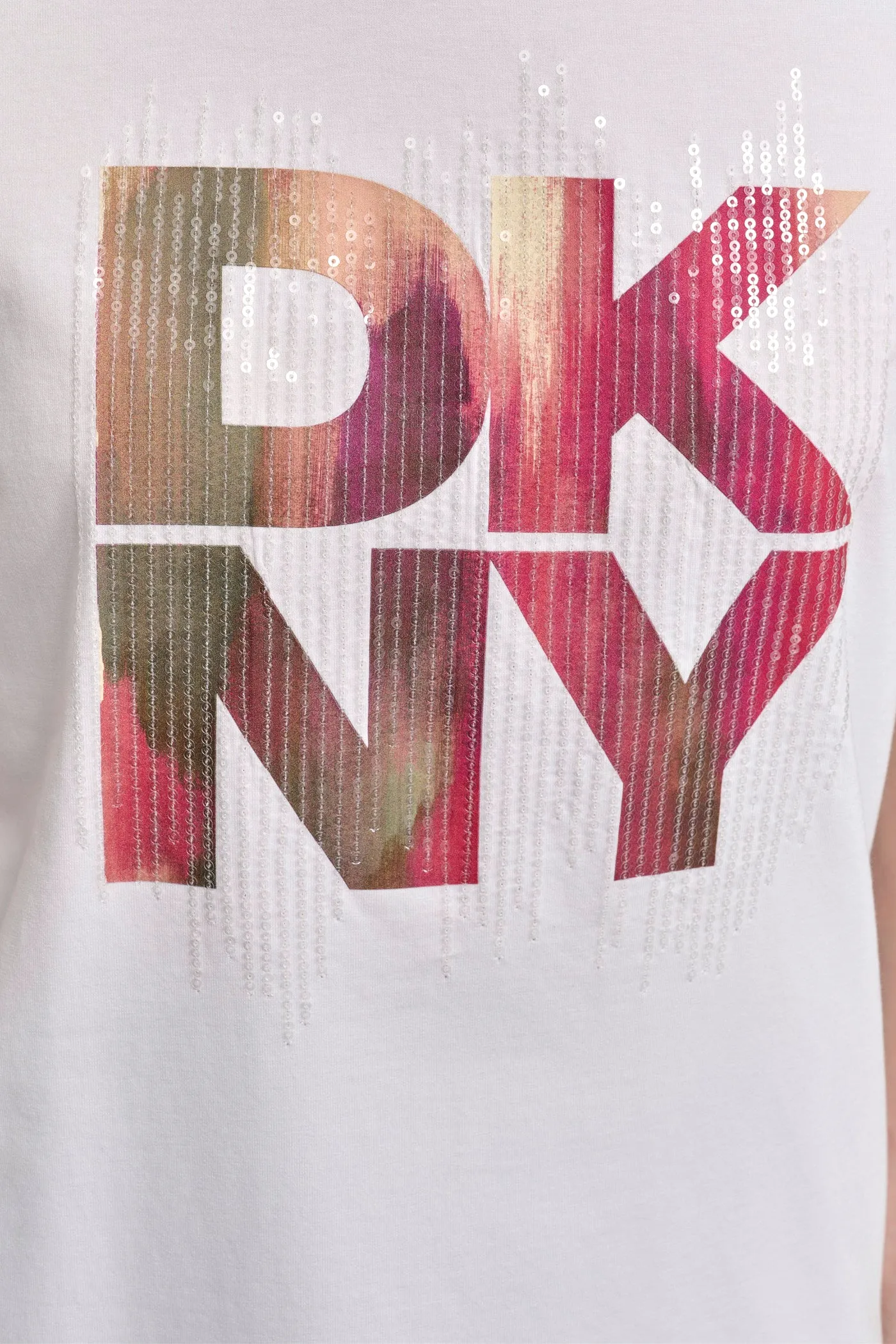 SHORT SLEEVE PRINTED STACK LOGO TEE sold by DKNY product image thumbnail 4